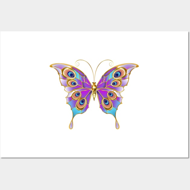 Jewelry Butterfly Peacock Wall Art by Blackmoon9